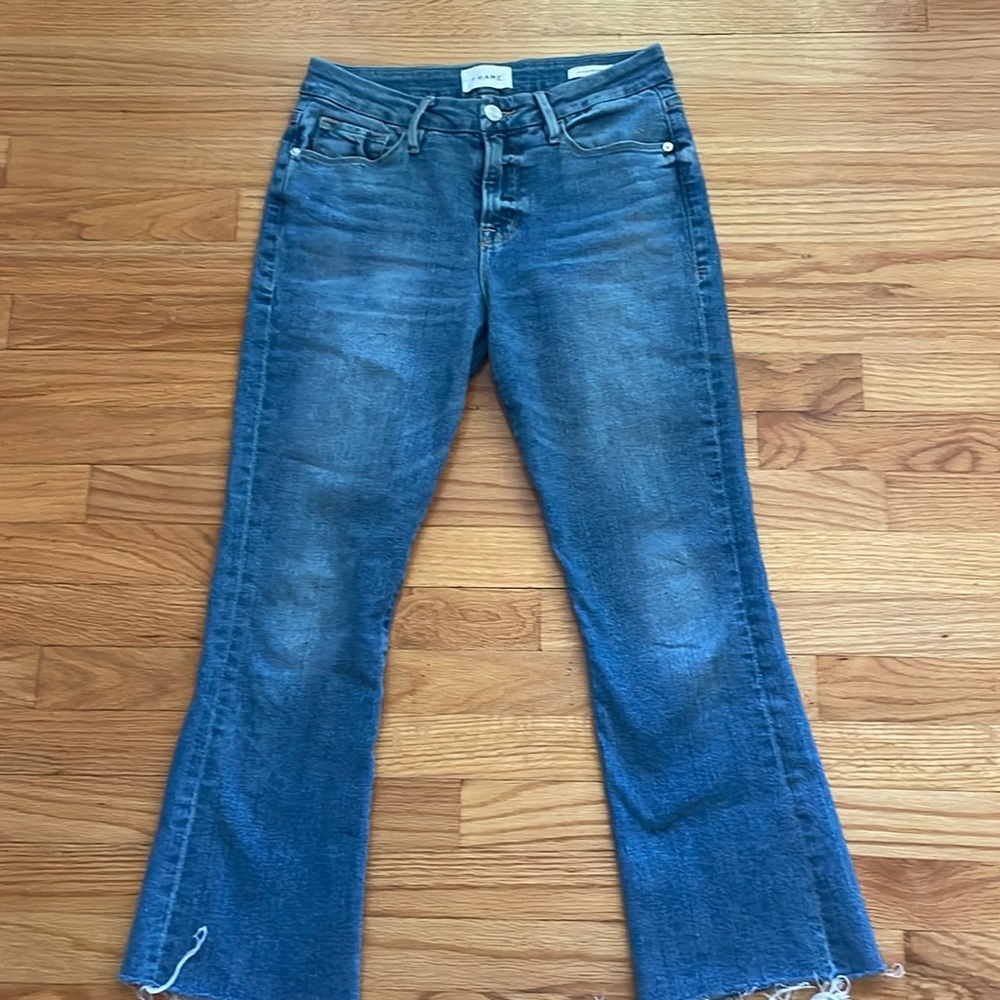 Frame Denim Le Crop Mini Boot Size 26 C6